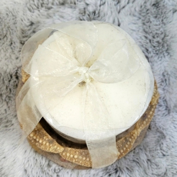 Vintage Beautiful Candleholder /5 Starfishes With Big Wight Big Candle - Picture 5 of 10